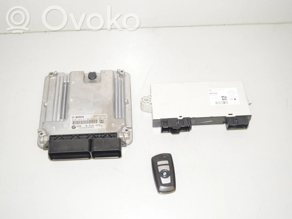 BMW X3 F25 Komputer / Sterownik ECU i komplet kluczy 
