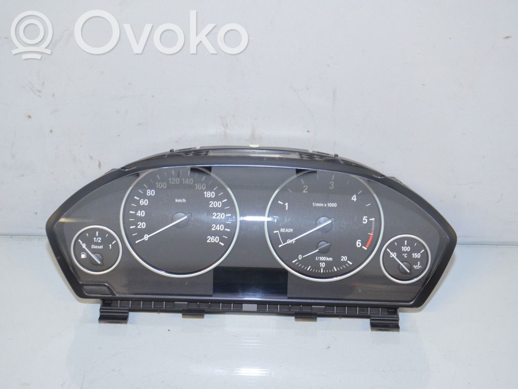 BMW 3 F30 F35 F31 Speedometer (instrument cluster) 