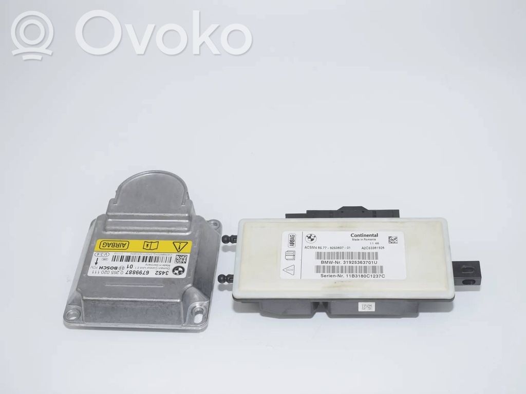 BMW 5 F10 F11 Turvatyynyn ohjainlaite/moduuli 