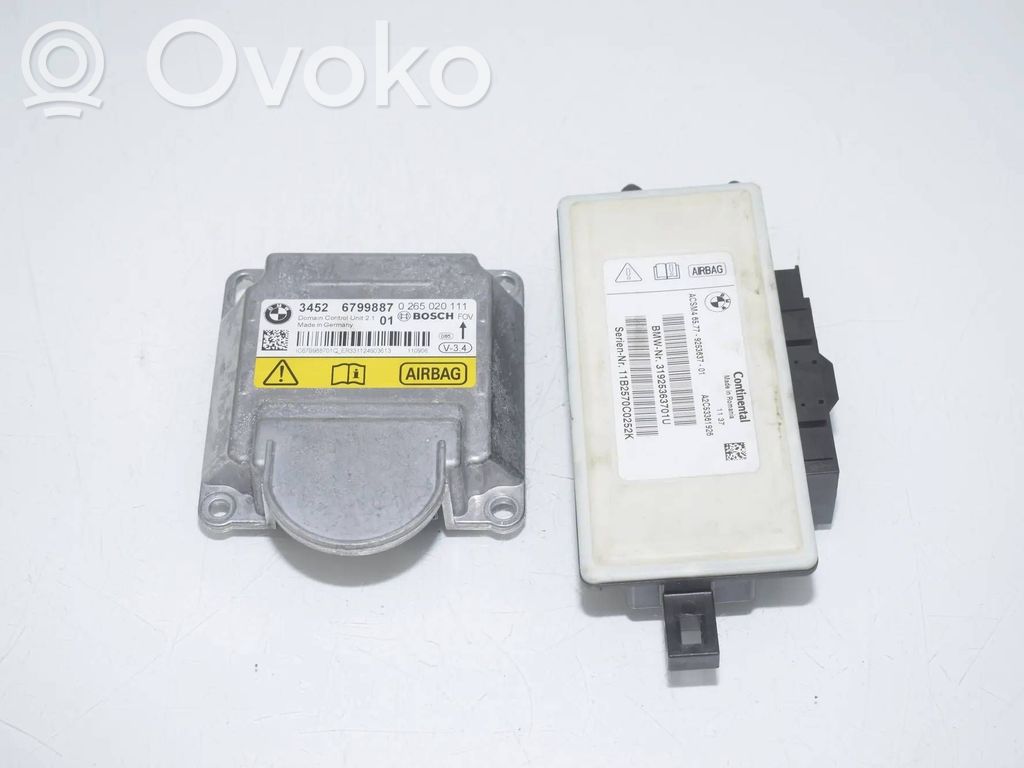 BMW 5 F10 F11 Centralina/modulo airbag 