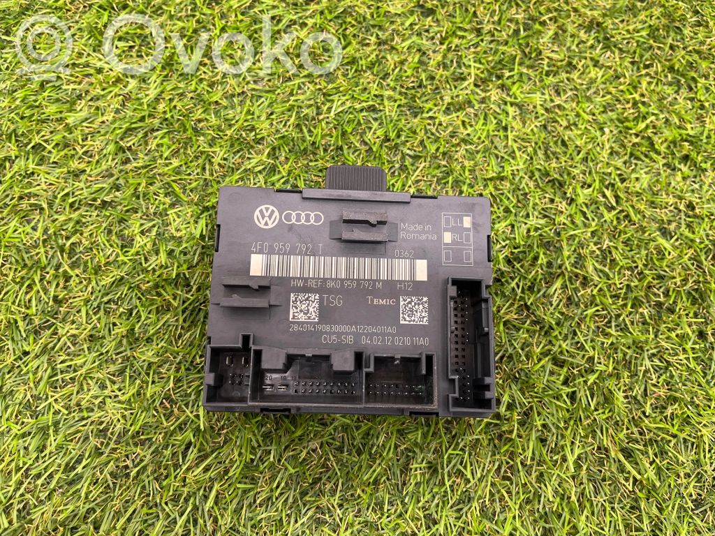 Door control unit/module   8K0959792M,4F0959792T