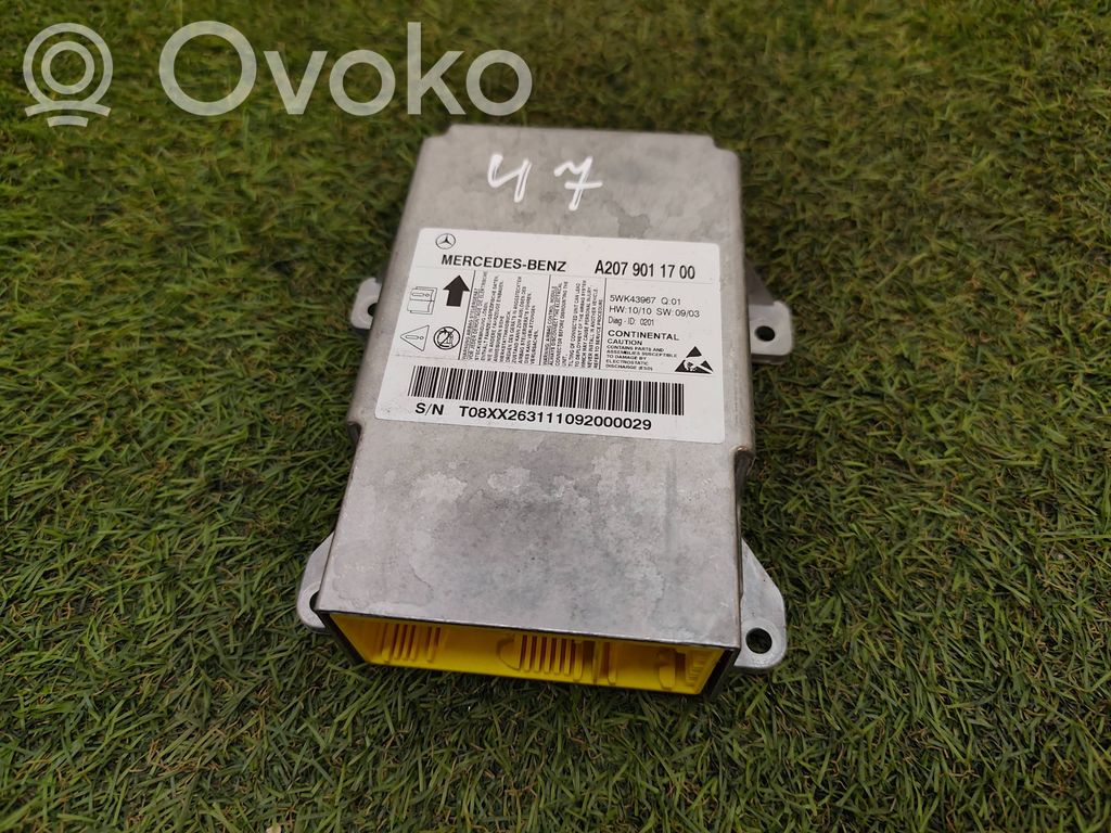 Mercedes-Benz C W204 Airbag control unit/module 