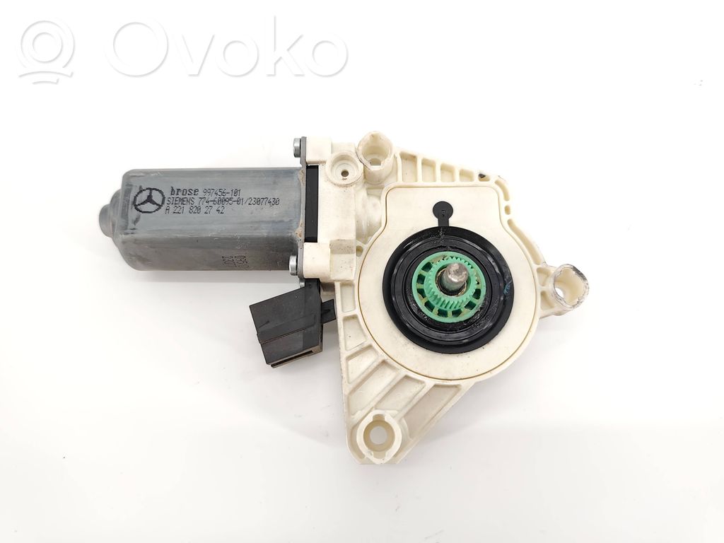 Mercedes-Benz S W221 Silnik regulatora szyby drzwi przednich 