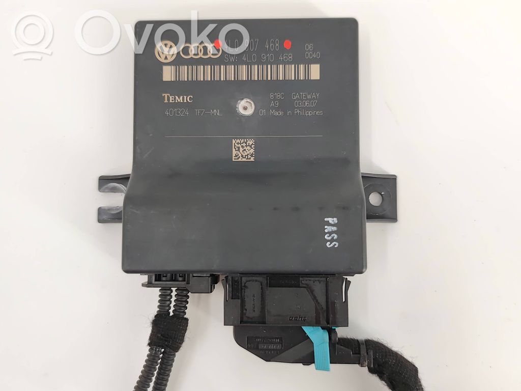 Gateway control module   4L0907468,4L0910468,4L0910468A