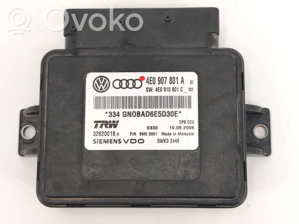 Audi A8 S8 D3 4E Handbremsen-Steuermodul 