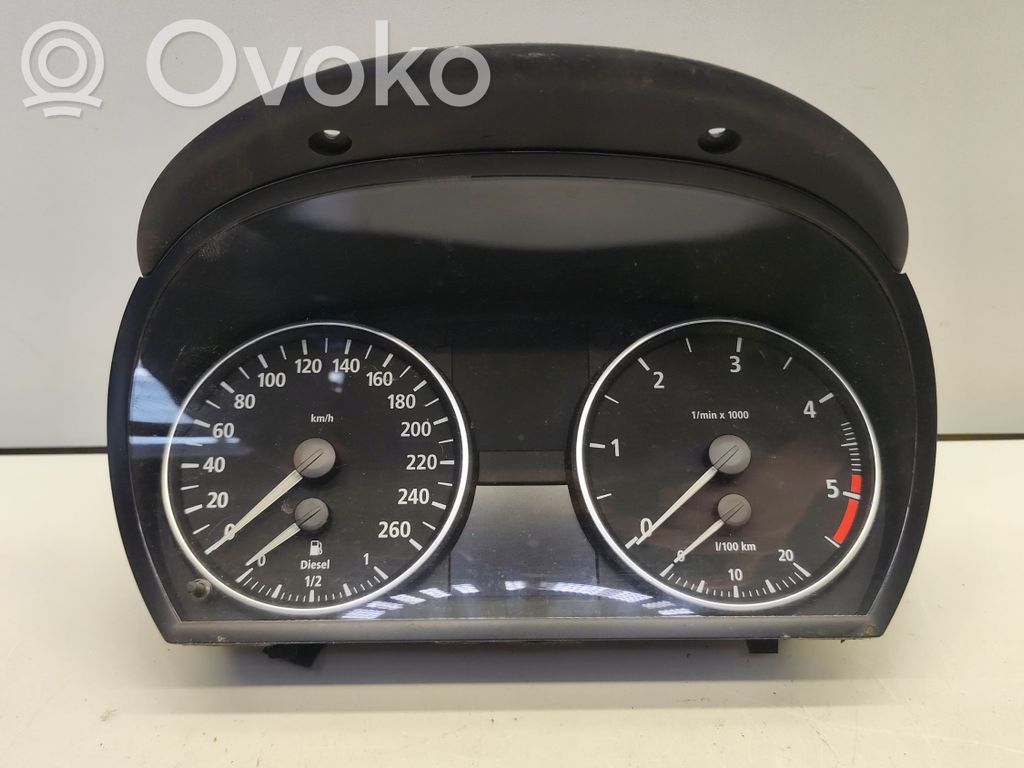 BMW 3 E90 E91 Geschwindigkeitsmesser Cockpit 