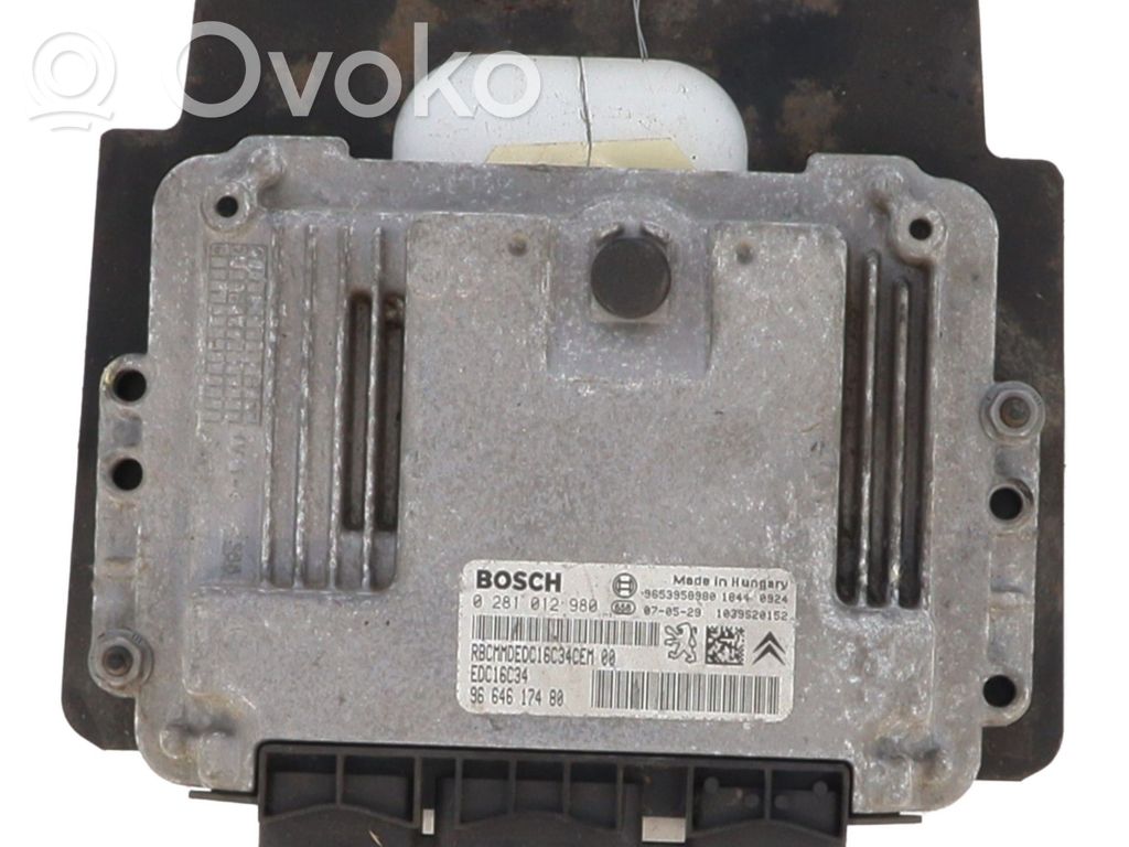 Citroen C4 I Picasso Engine control unit/module 