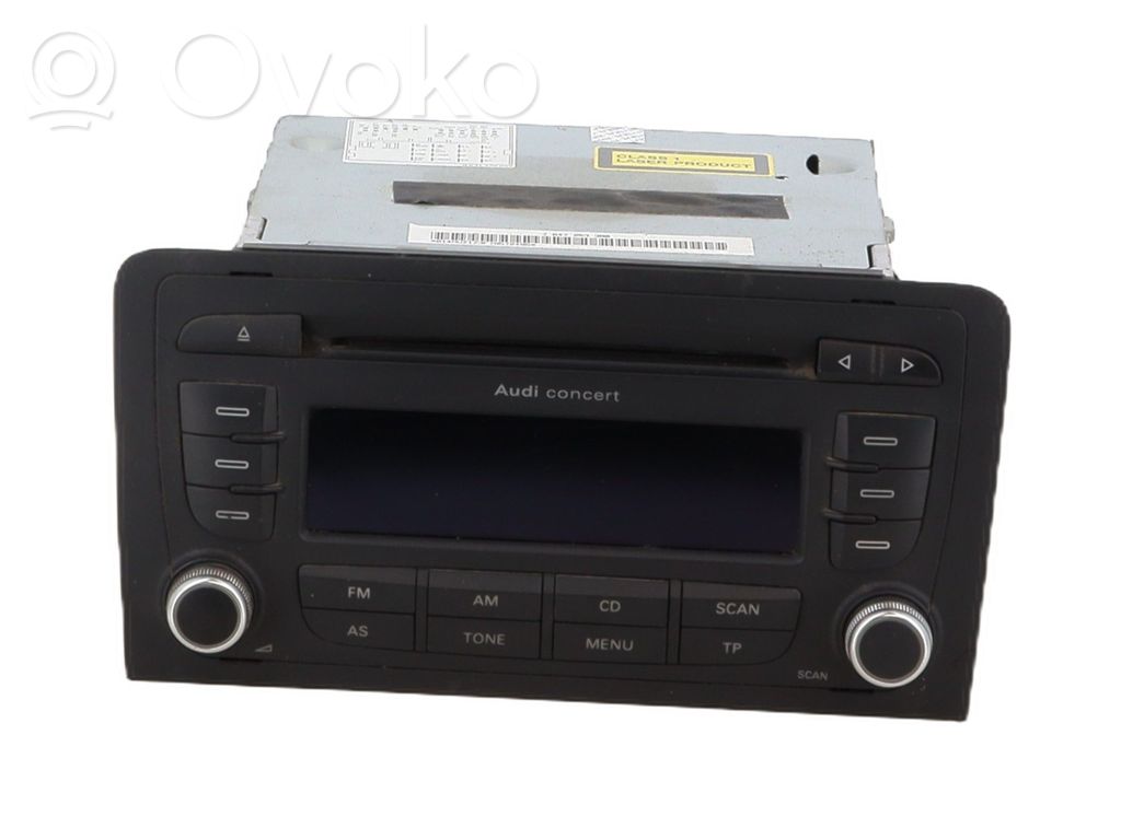 Audi A3 S3 A3 Sportback 8P Panel / Radioodtwarzacz CD/DVD/GPS 