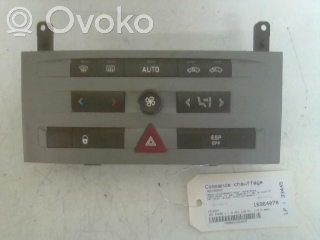 Peugeot 407 Climate control unit 