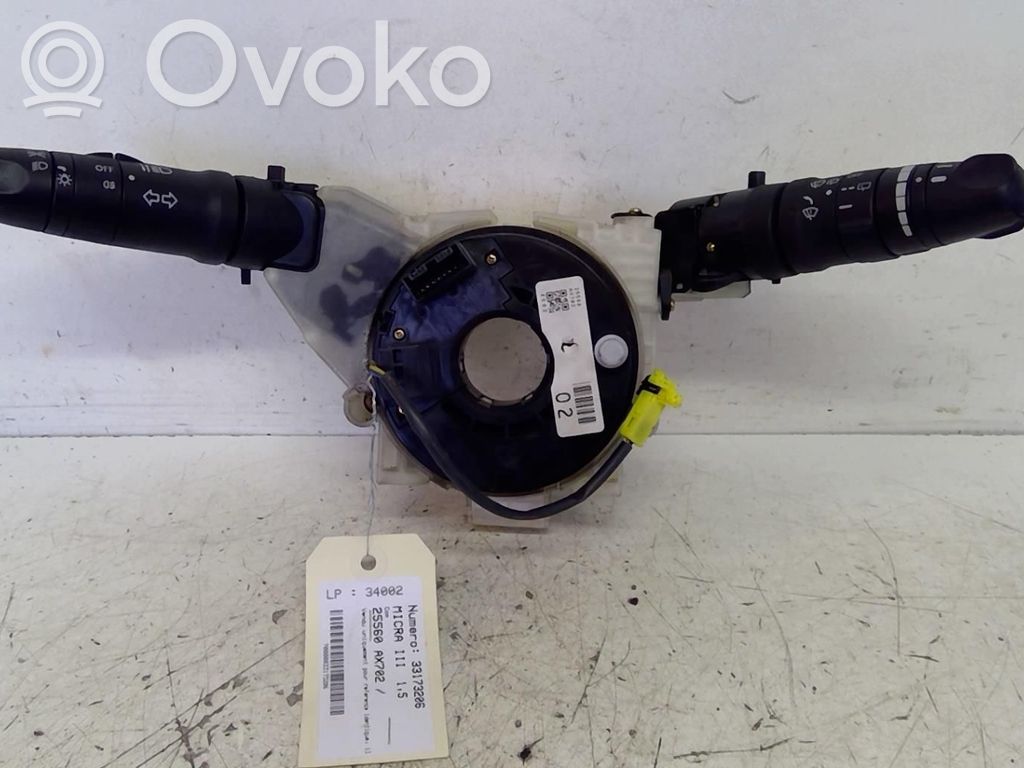 Nissan Micra Interruptor/palanca de limpiador de luz de giro 