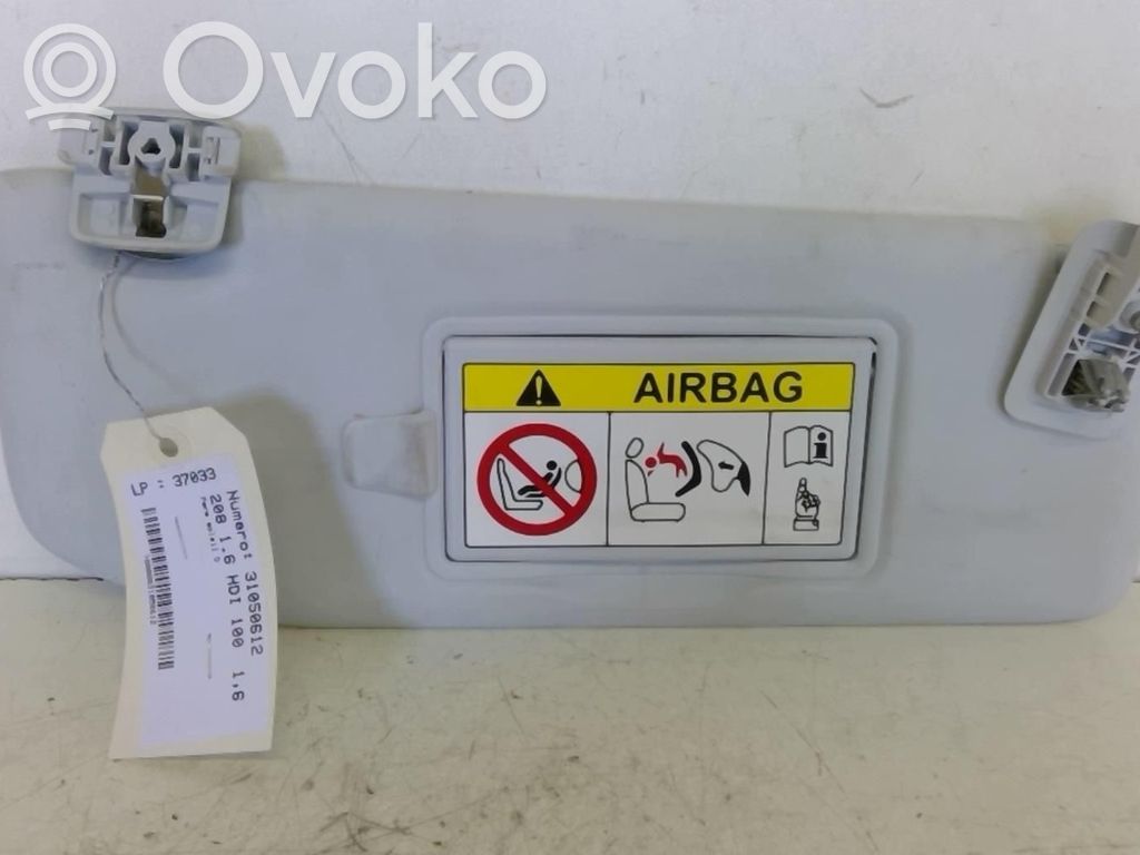 Peugeot 208 I Sun visor 