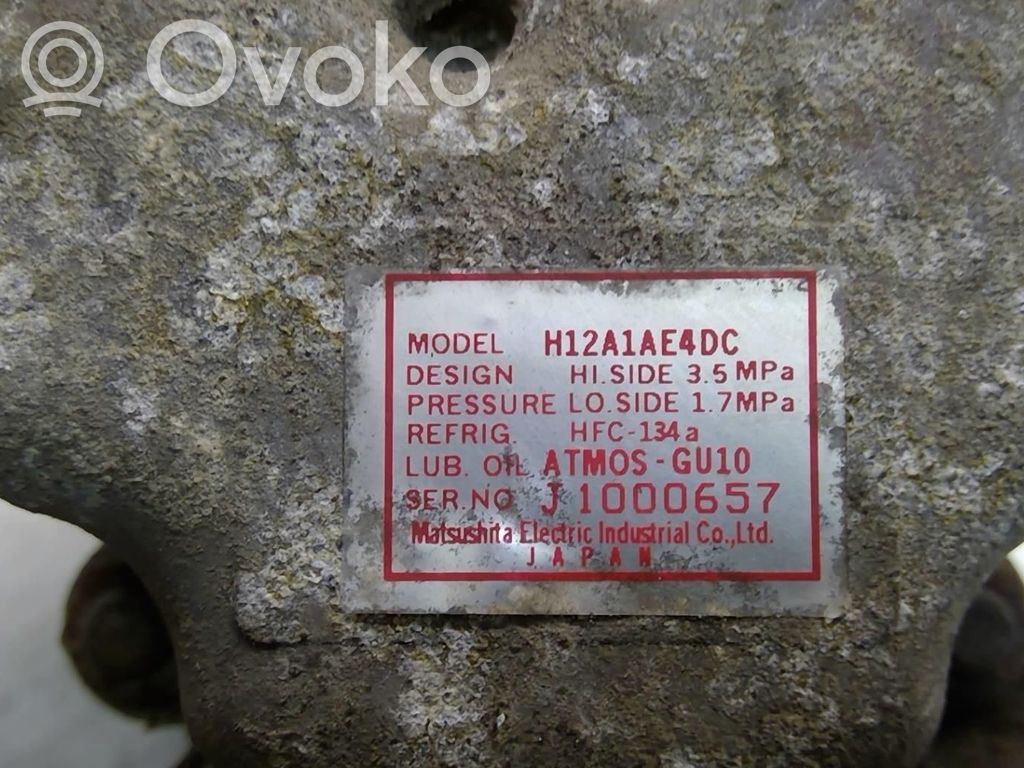 Mazda 3 I Air conditioning (A/C) compressor (pump) 