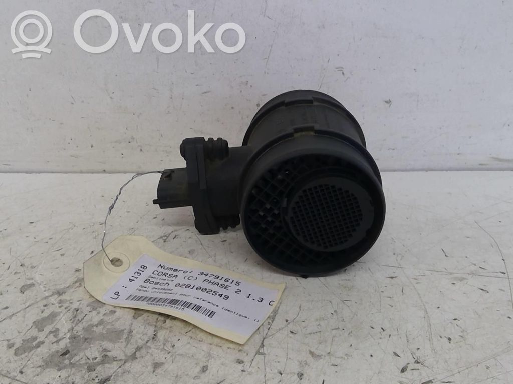 Opel Corsa C Ilmamassan virtausanturi 