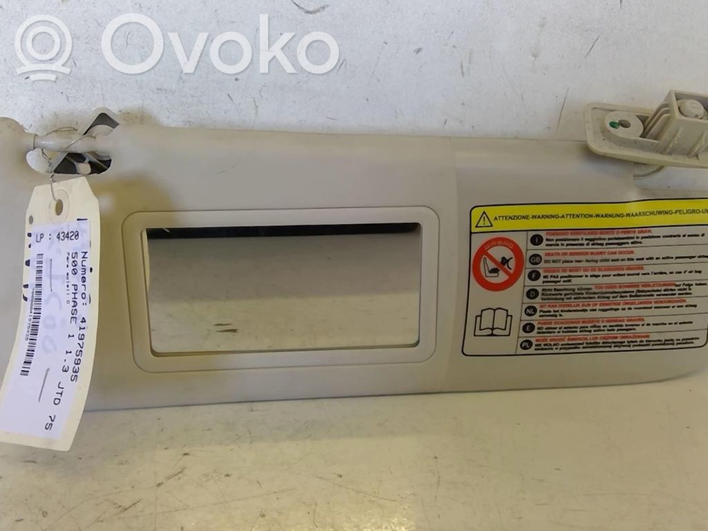 Fiat 500 Sun visor 