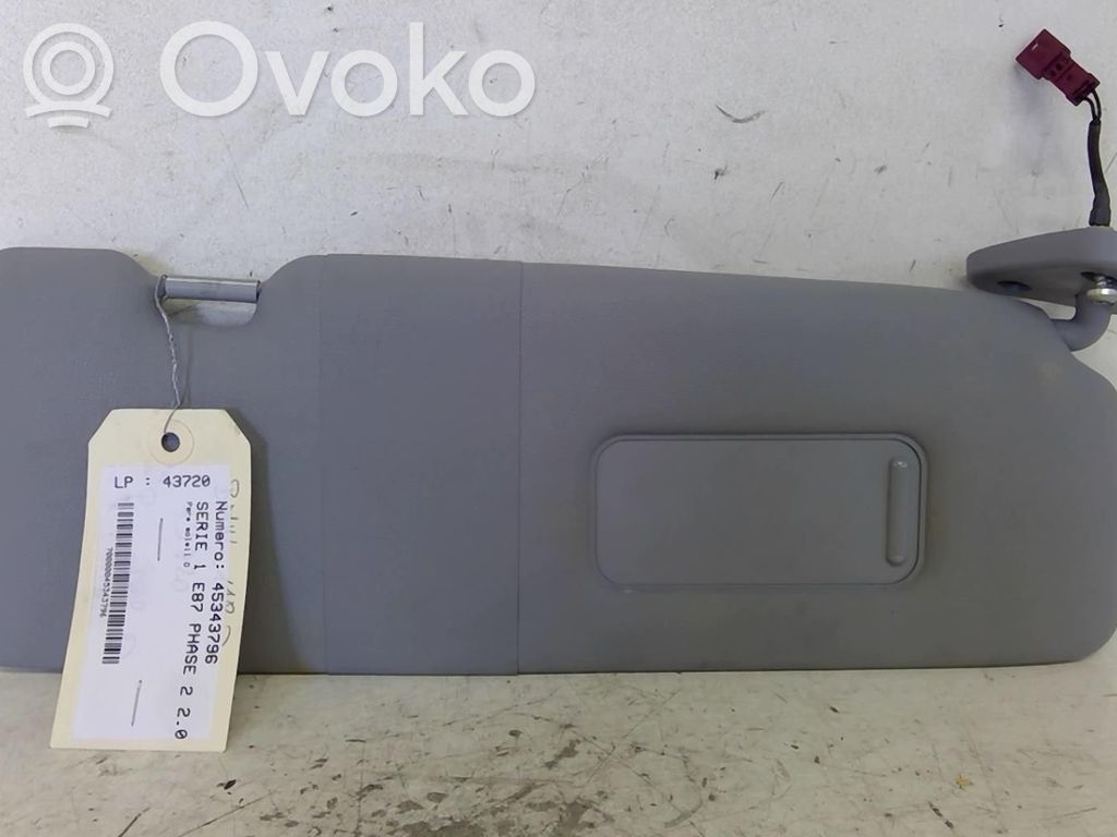 BMW 1 E81 E87 Sun visor 