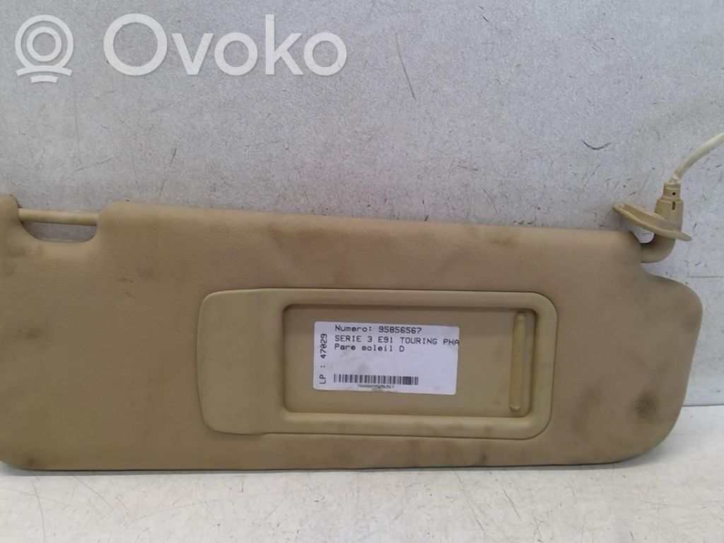 BMW 3 E90 E91 Skydelis nuo saulės 