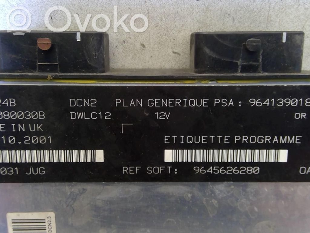 Peugeot 206 Engine control unit/module 
