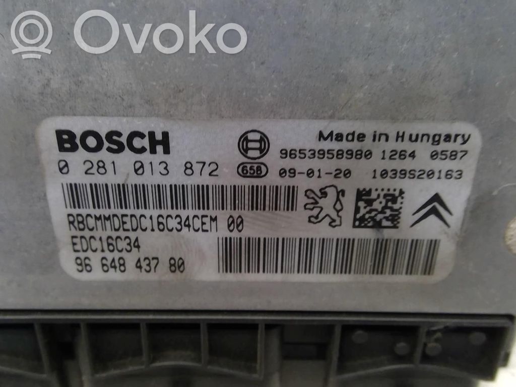 Citroen C5 Engine control unit/module 