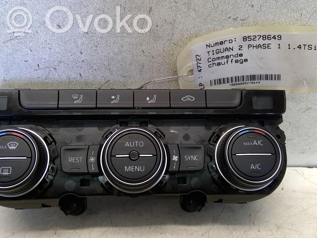 Volkswagen Tiguan Panel klimatyzacji 