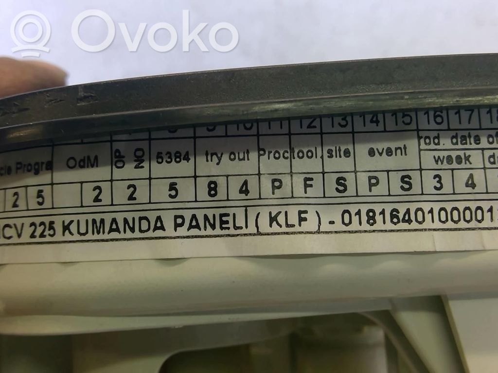 Citroen Nemo Climate control unit 