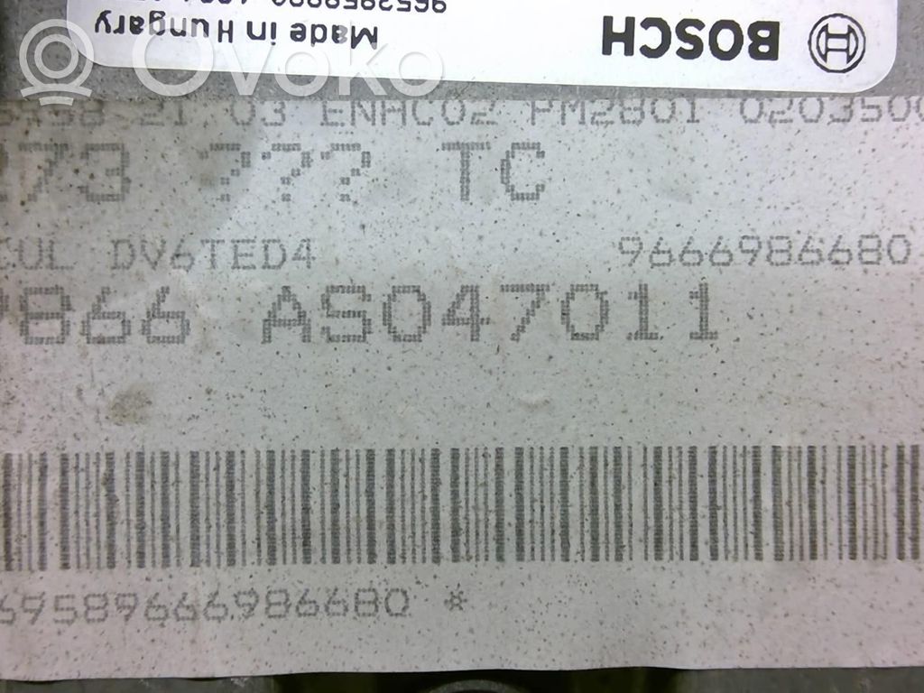 Peugeot 5008 Sterownik / Moduł ECU 