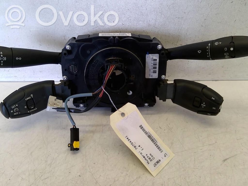 Peugeot 207 Leva/interruttore dell’indicatore di direzione e tergicristallo 