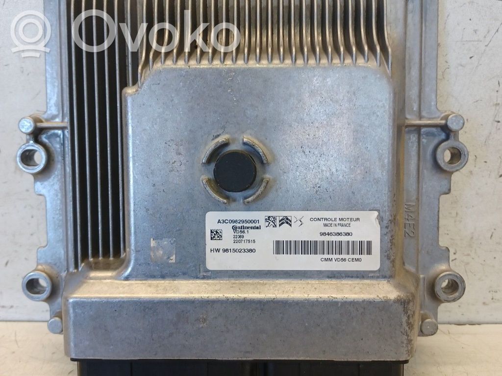 Peugeot 308 Engine control unit/module 