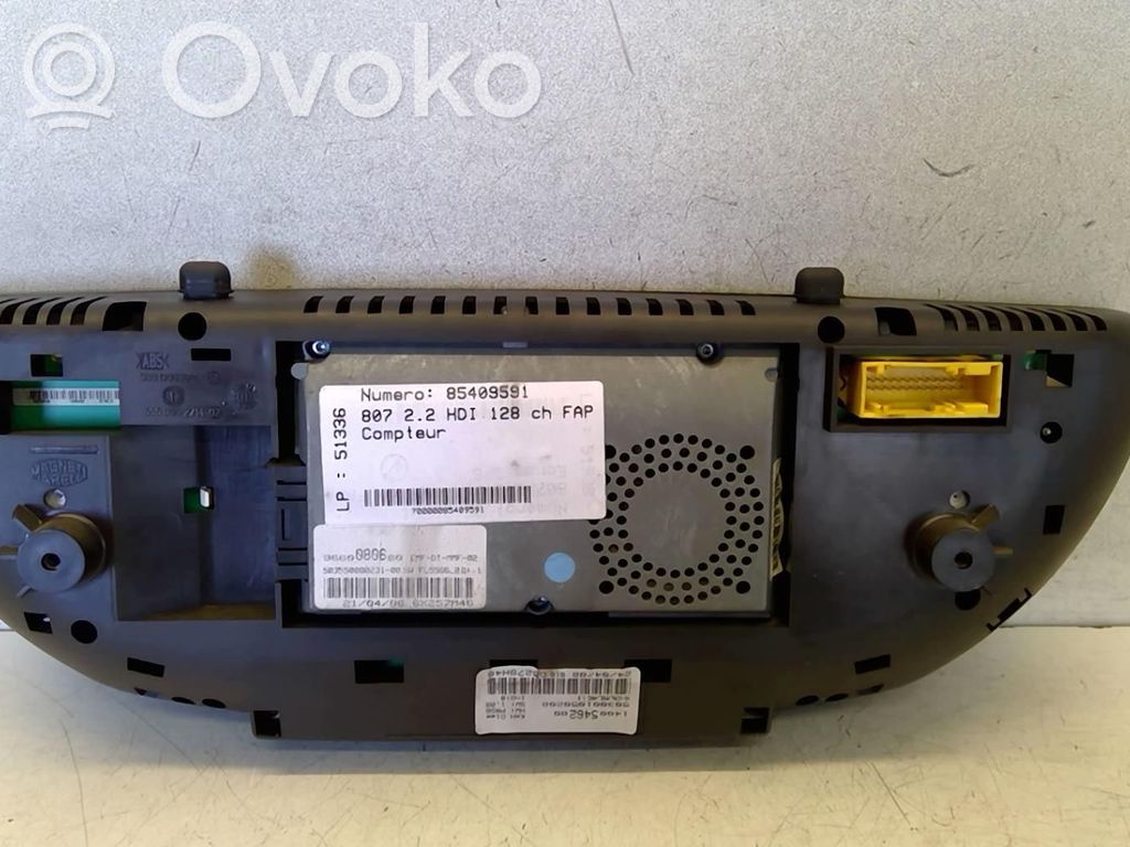 Peugeot 807 Speedometer (instrument cluster) 