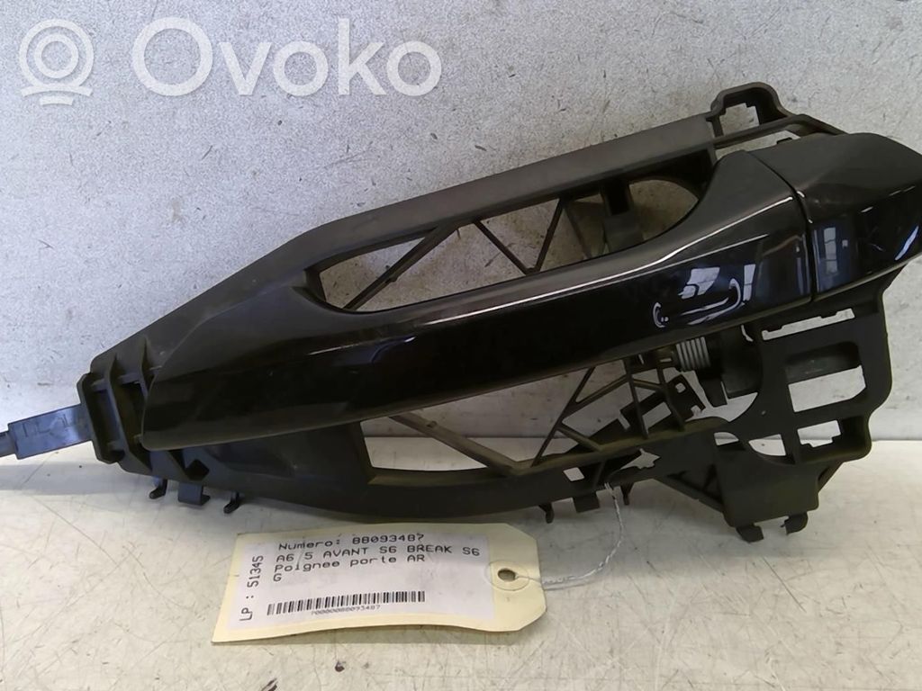 Audi A6 S6 C8 4K Poignée extérieure de porte arrière 