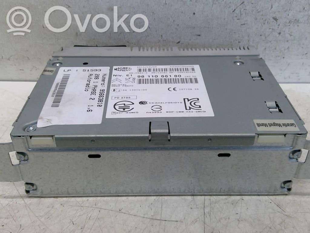 Peugeot 208 I Unitate principală radio/CD/DVD/GPS 