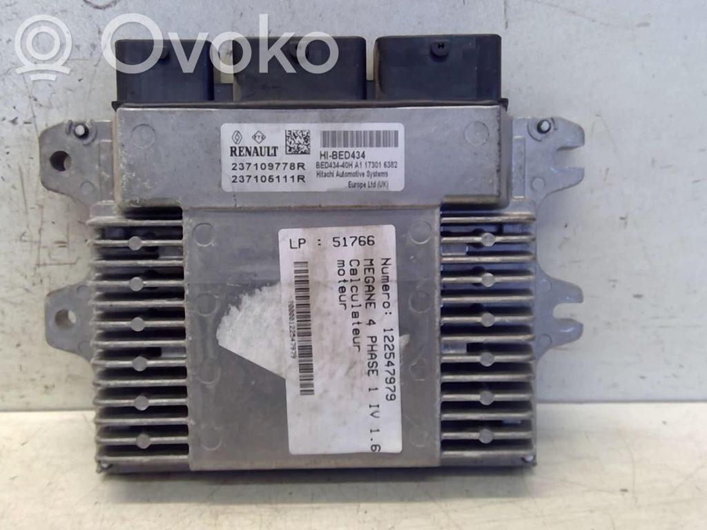 Renault Megane IV Engine control unit/module 