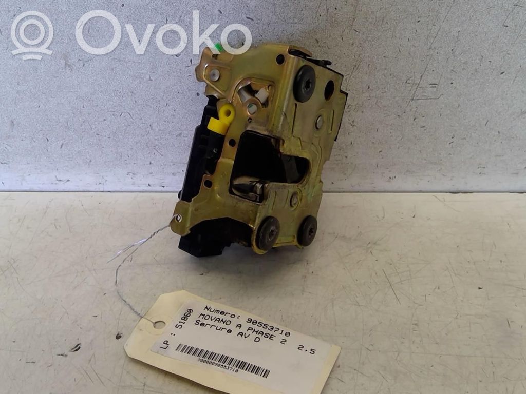Opel Movano A Zamek drzwi przednich 