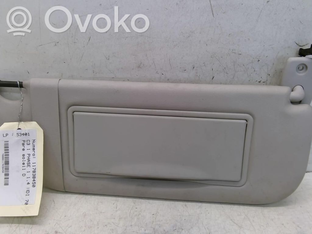Citroen C3 Sun visor 