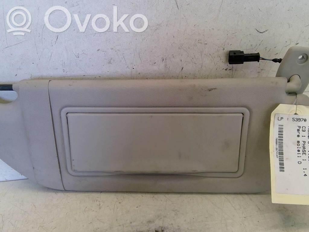 Citroen C3 Sun visor 