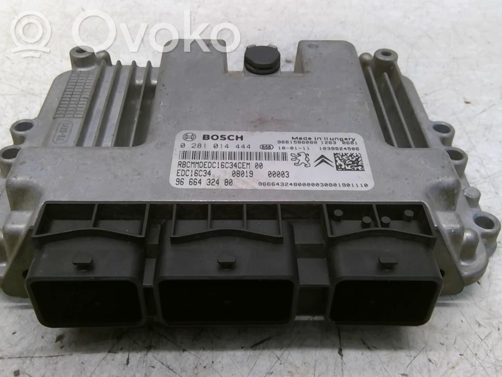 Peugeot Bipper Engine control unit/module 