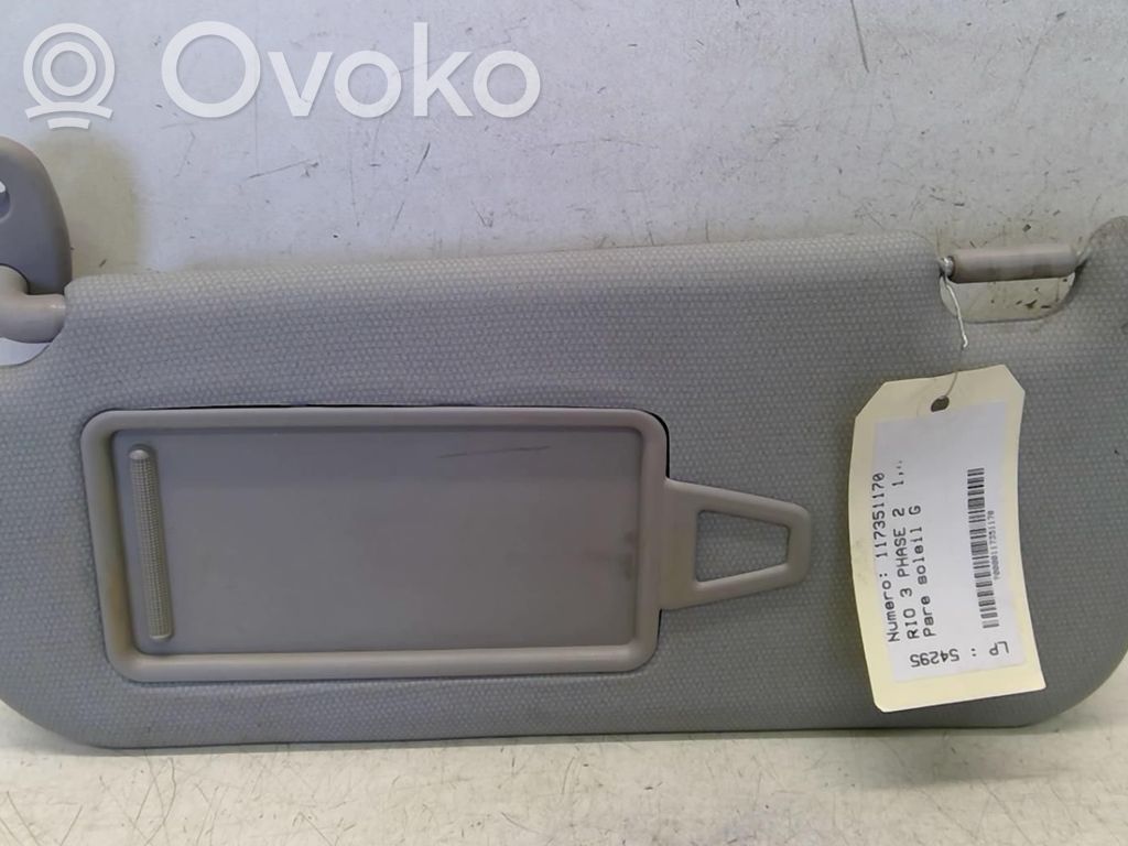 KIA Rio Sun visor 