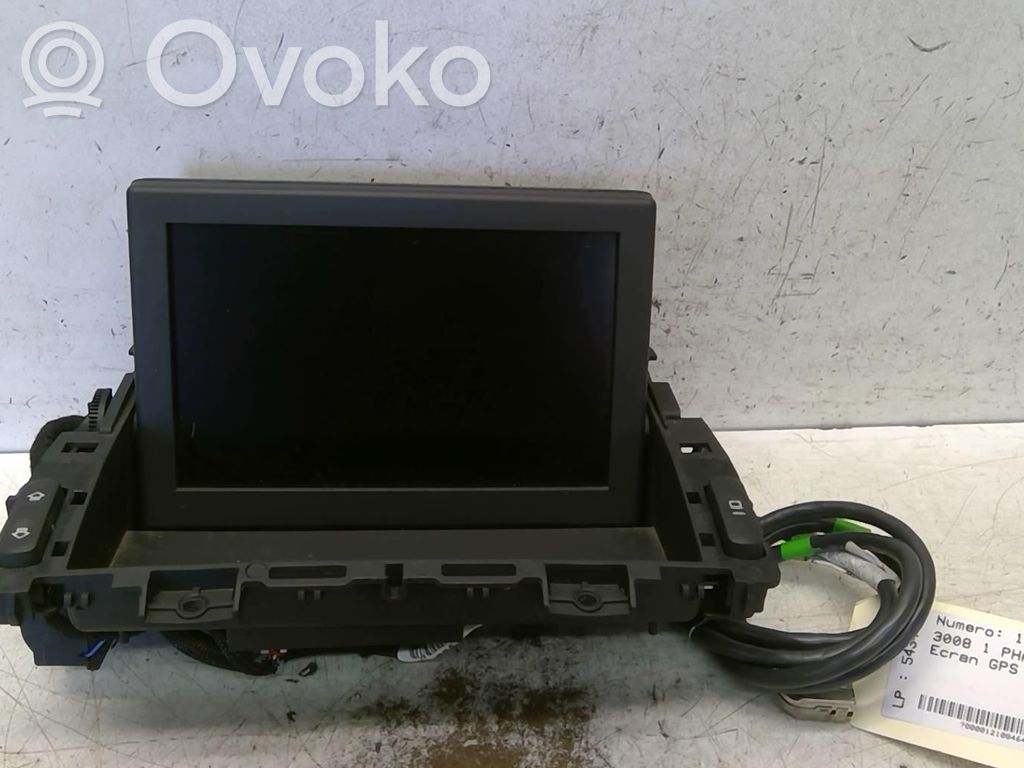 Peugeot 3008 I Monitor / wyświetlacz / ekran 