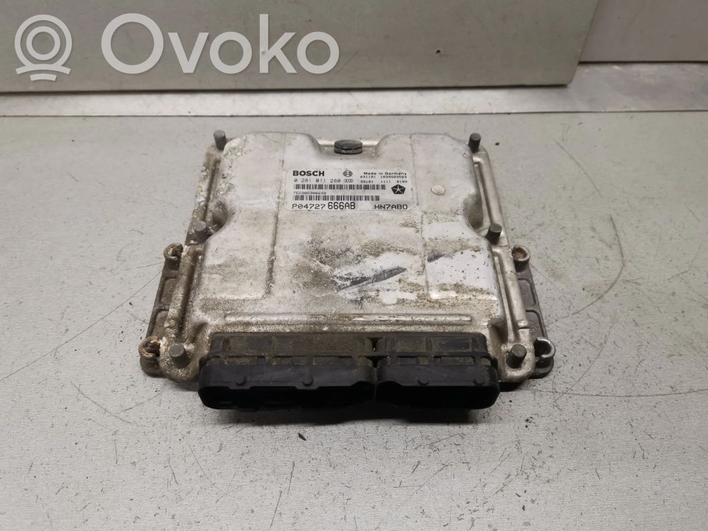Engine control unit/module   0281011280,P04727666AB
