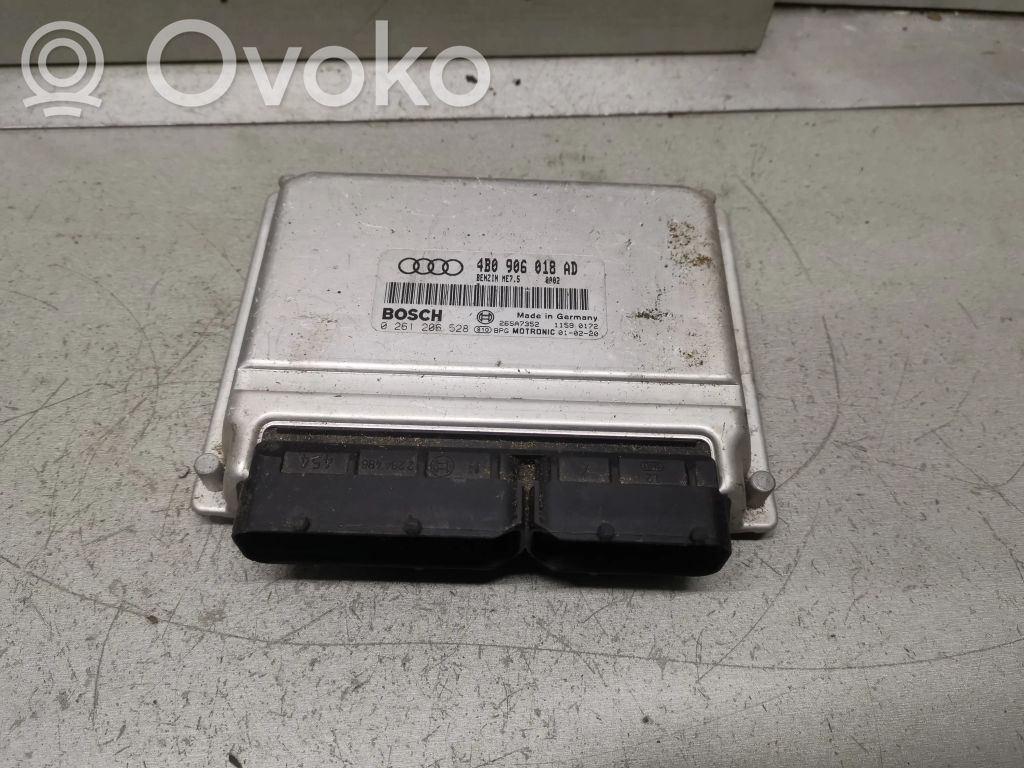 Engine control unit/module   4B0906018AD,0261206528