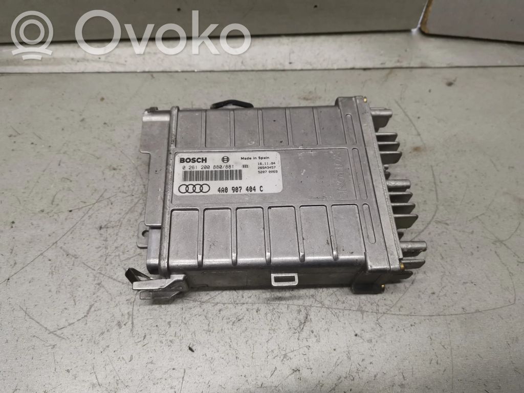Engine control unit/module   4A0907404C,0261200880,0261200881