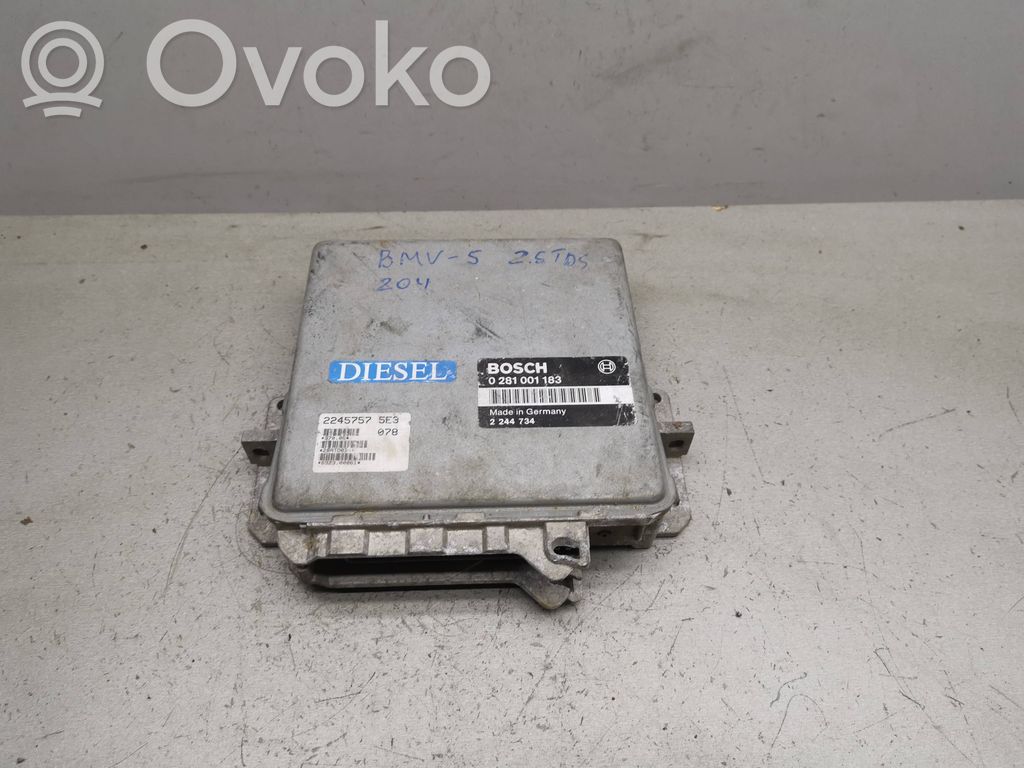 BMW 5 E34 Unitate/modul de control motor 