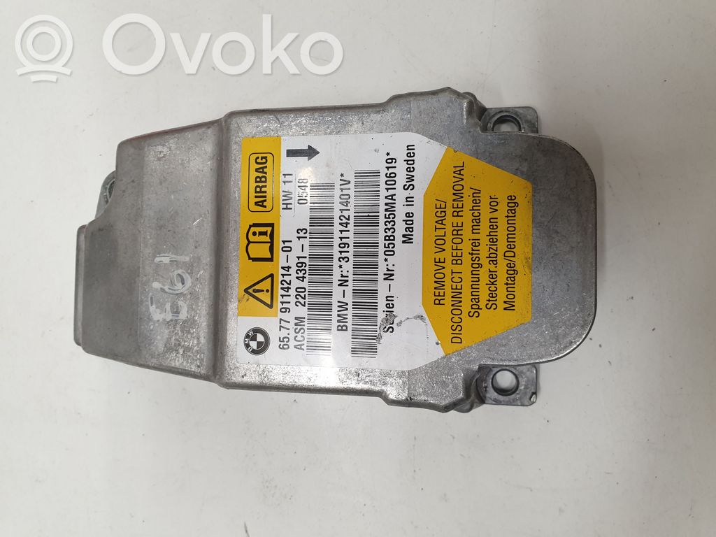 BMW 5 E60 E61 Airbag control unit/module 