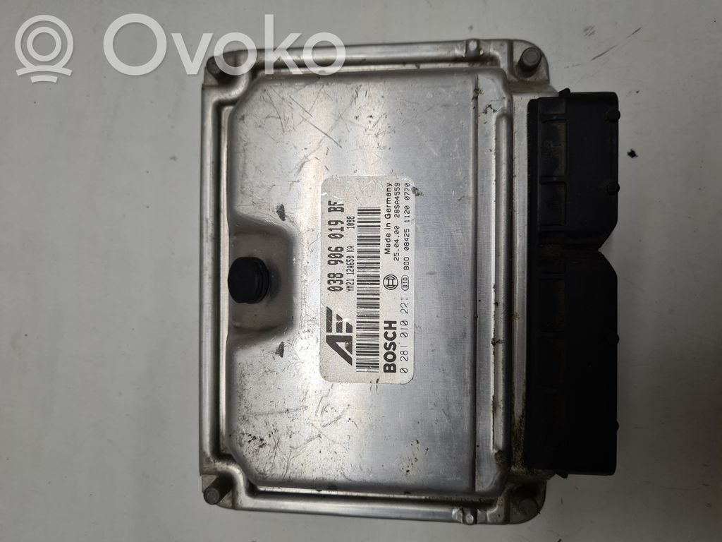 Engine control unit/module   038906019BF,0281010221