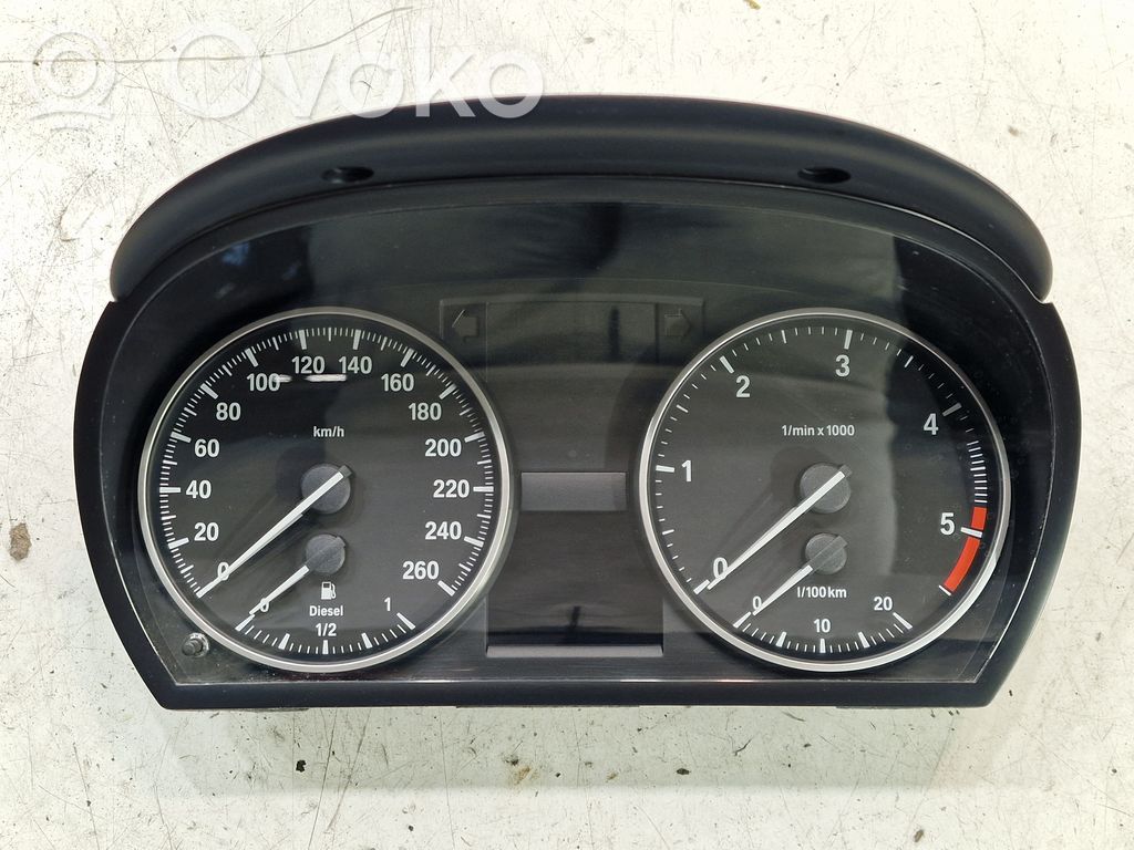 BMW 3 E90 E91 Speedometer (instrument cluster) 