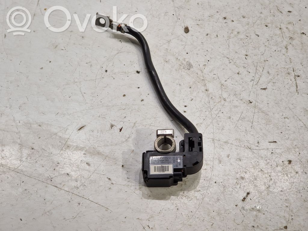 Negative earth cable (battery)   61126986795