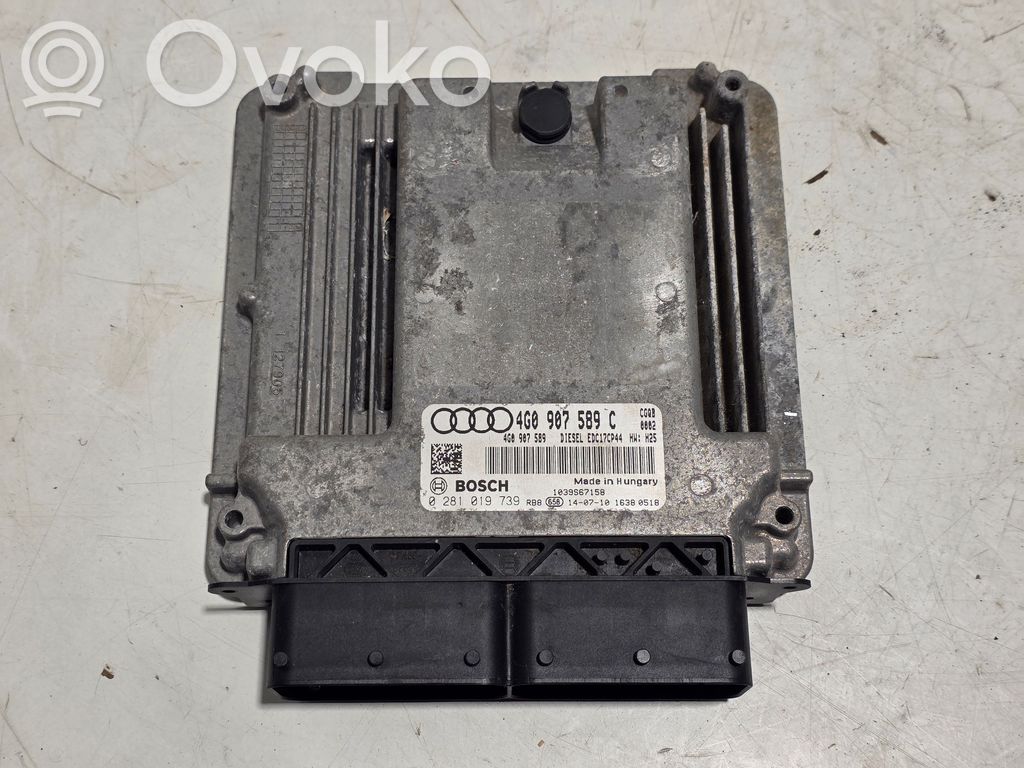 Audi A6 S6 C7 4G Unitate/modul de control motor 