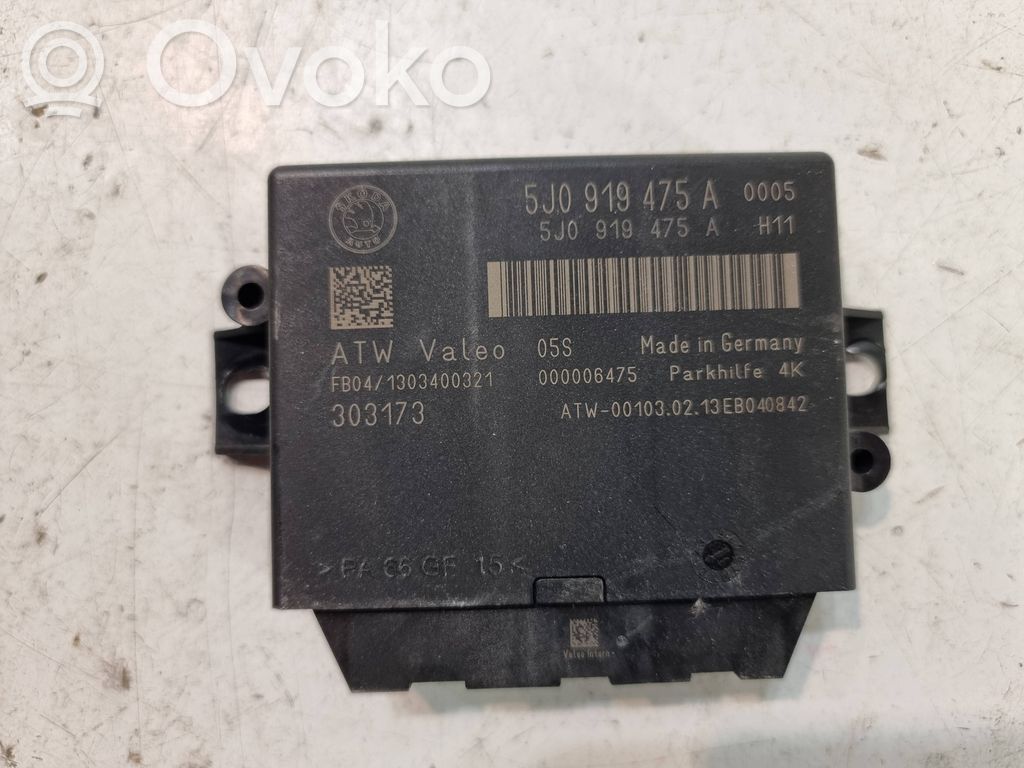 Skoda Octavia Mk2 (1Z) Unitate/modul de comandă parcare PDC 