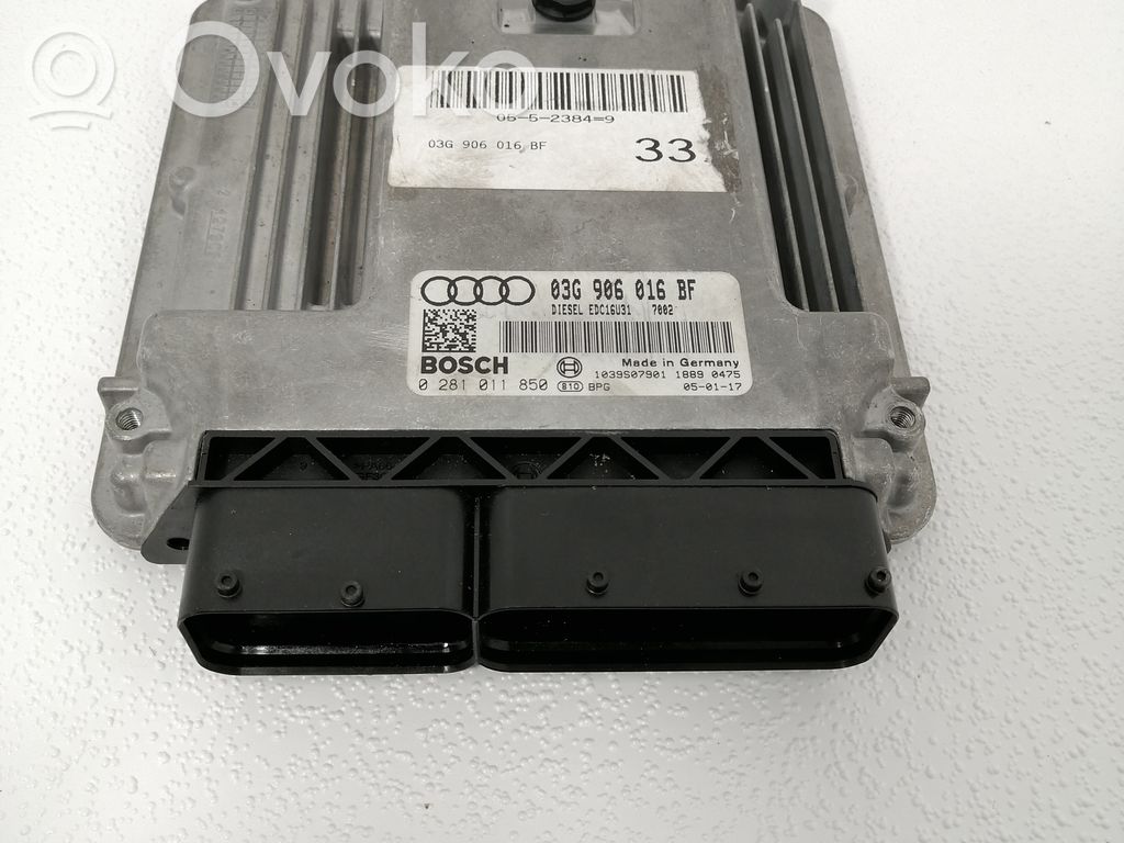 Engine control unit/module   0281011850,03G906016BF
