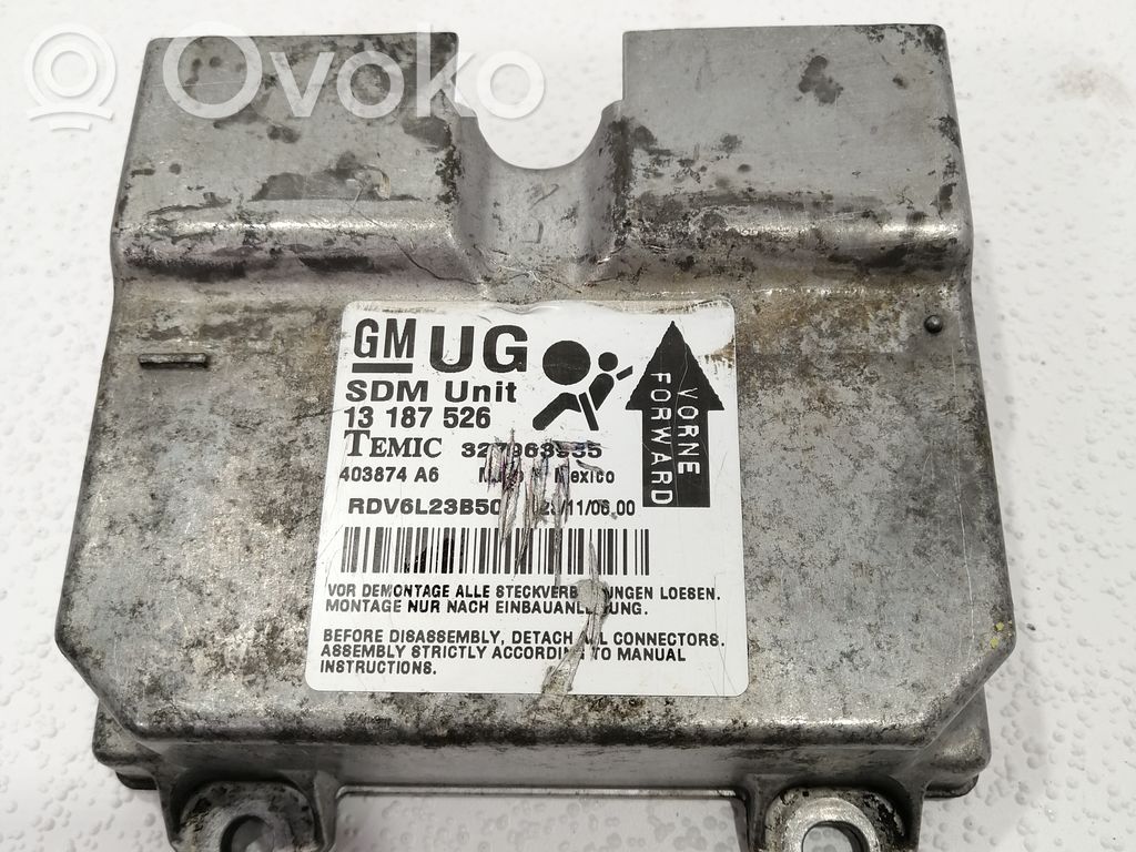 Airbag control unit/module   13187526