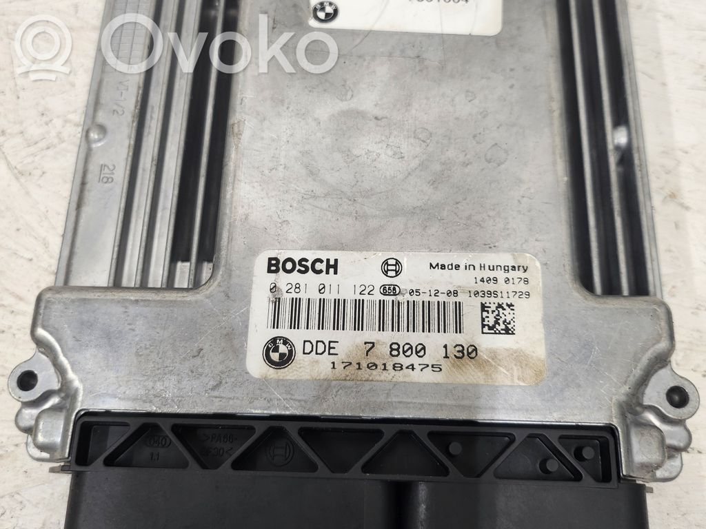 Engine control unit/module   0281011122,7800130